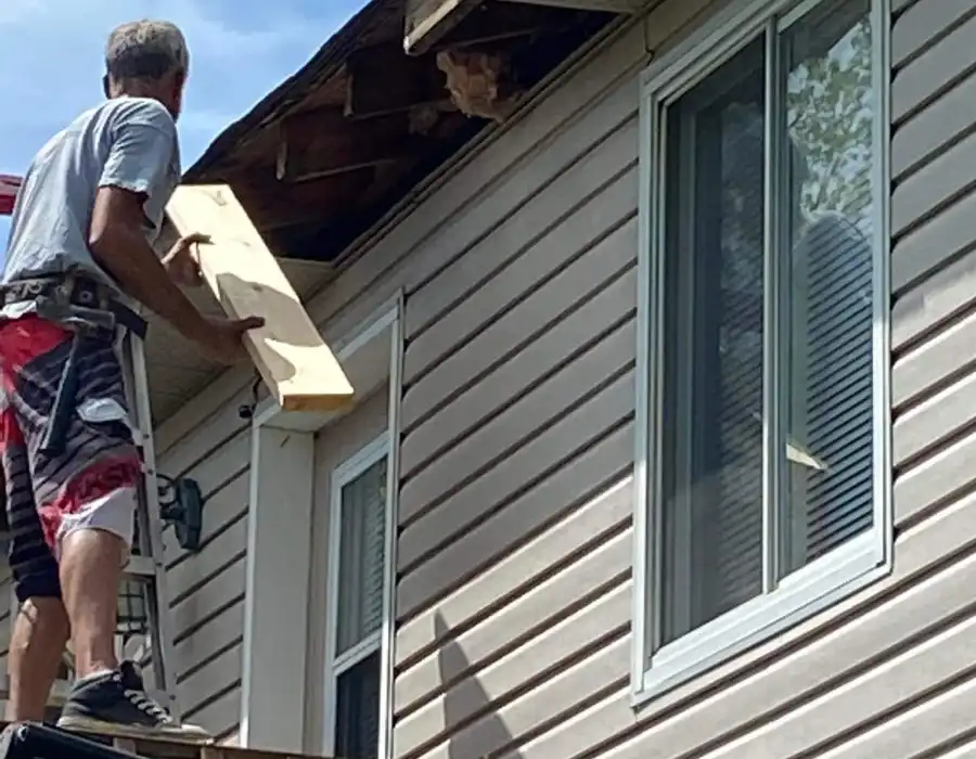 Ed Bland, owner of Peaks & Valleys Roofing
