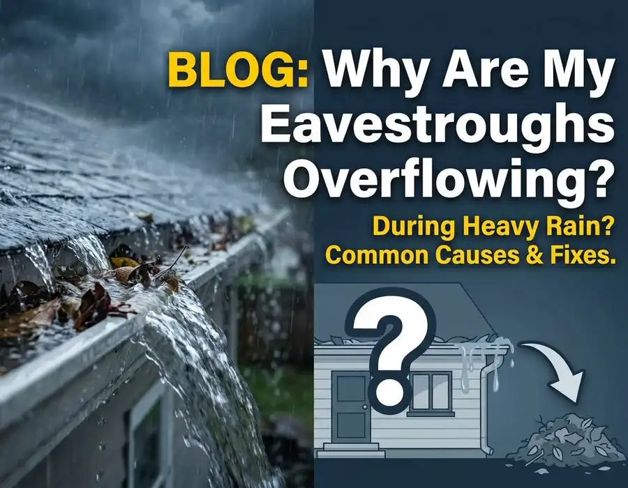 Eavestrough repair vs replacement — deciding the best option for your Barrie home Eavestrough repair vs replacement — deciding the best option for your Barrie home